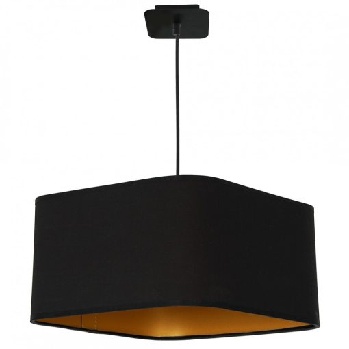 Pendant lamp NAPOLI BLACK/GOLD 1xE27