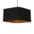Pendant lamp NAPOLI BLACK/GOLD 1xE27