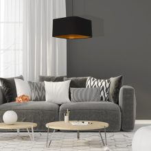 Pendant lamp NAPOLI BLACK/GOLD 1xE27