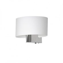 Wall lamp CASINO WHITE/CHROME 1xE27