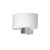 Wall lamp CASINO WHITE/CHROME 1xE27