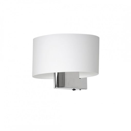 Wall lamp CASINO WHITE/CHROME 1xE27