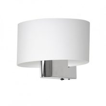 Wall lamp CASINO WHITE/CHROME 1xE27