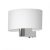 Wall lamp CASINO WHITE/CHROME 1xE27
