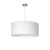 Pendant lamp CASINO WHITE/CHROME 1xE27