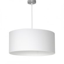 Pendant lamp CASINO WHITE/CHROME 1xE27