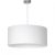 Pendant lamp CASINO WHITE/CHROME 1xE27