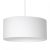 Pendant lamp CASINO WHITE/CHROME 1xE27