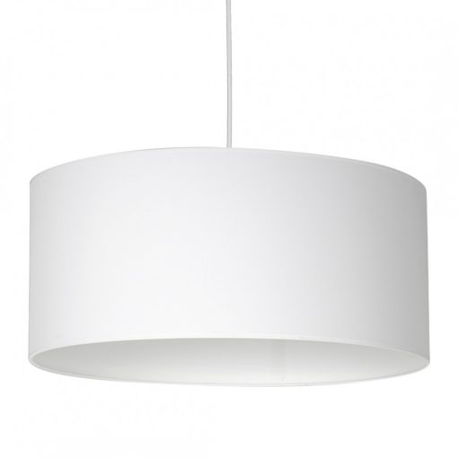 Pendant lamp CASINO WHITE/CHROME 1xE27
