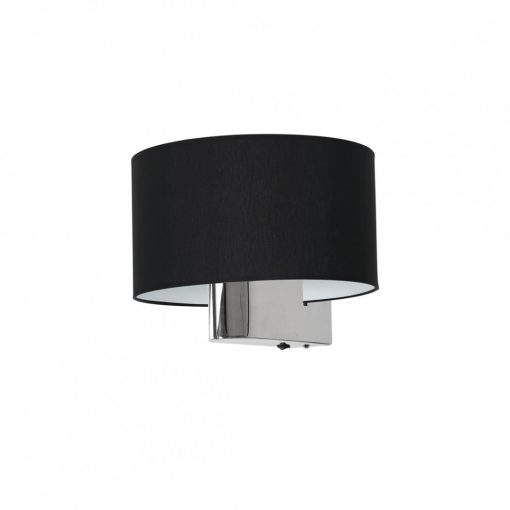 Wall lamp CASINO BLACK/CHROME 1xE27