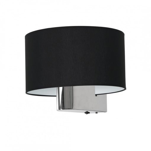 Wall lamp CASINO BLACK/CHROME 1xE27