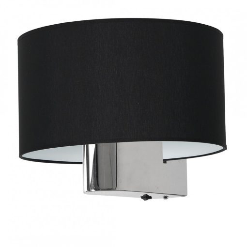 Wall lamp CASINO BLACK/CHROME 1xE27