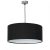 Pendant lamp CASINO BLACK/CHROME 1xE27