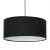 Pendant lamp CASINO BLACK/CHROME 1xE27