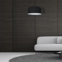 Pendant lamp CASINO BLACK/CHROME 1xE27