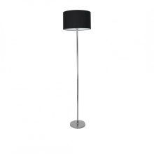 Lampa stojąca CASINO BLACK/CHROME 1xE27