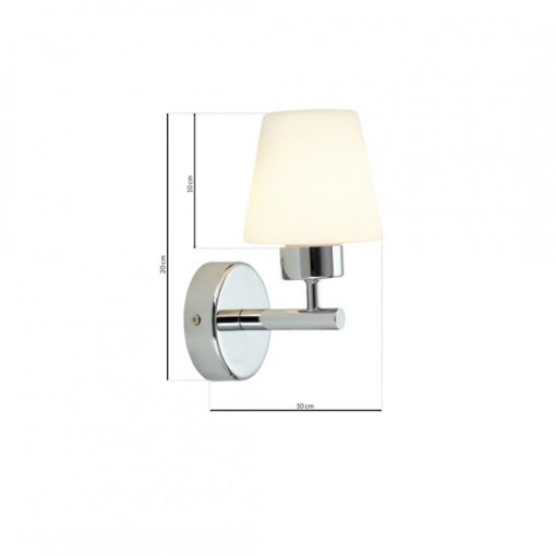 Wall lamp LEE CHROME 1xG9