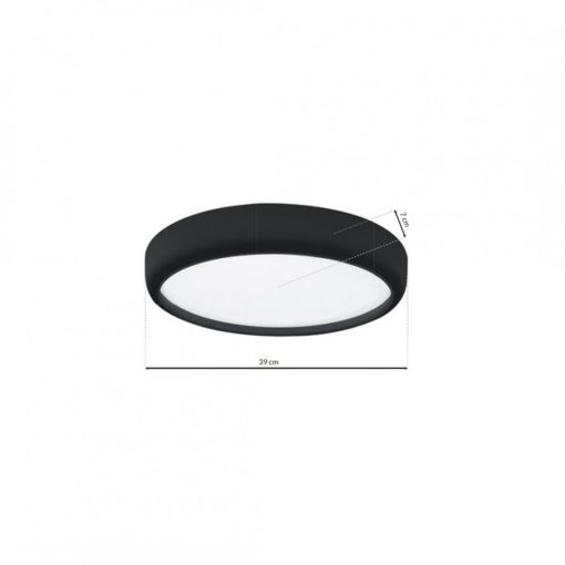 Ceiling  GEA BLACK 36W LED Ø390 mm