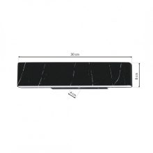Wall lamp PIERCE BLACK 12W LED