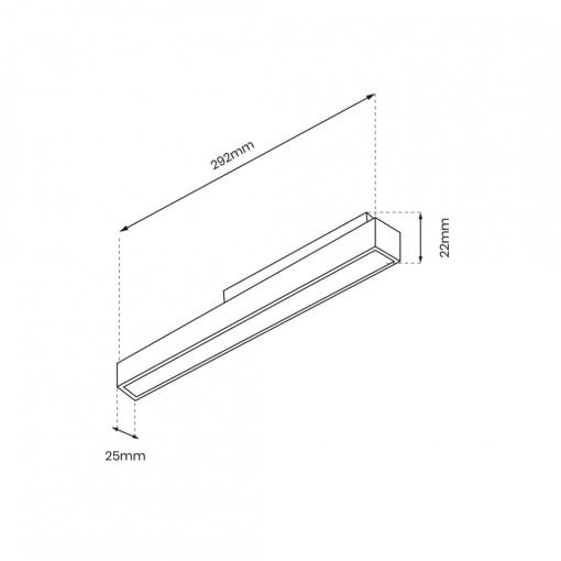 MAGNETIC TRACK 14W LED