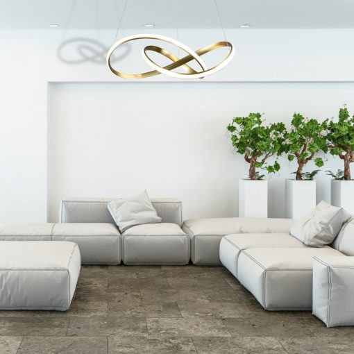 Pendant lamp CAPPIO GOLD 36W LED