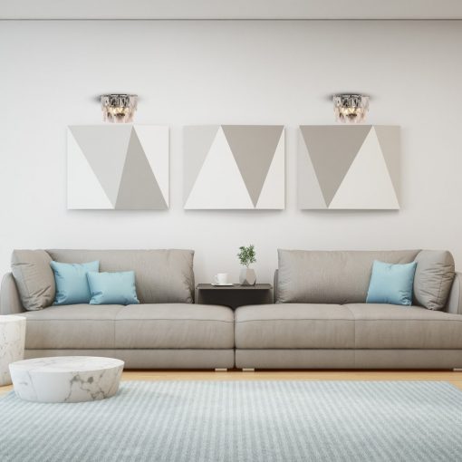 Wall lamp CHELSEA CHROME 2xE14
