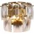 Wall lamp CHELSEA GOLD 2xE14