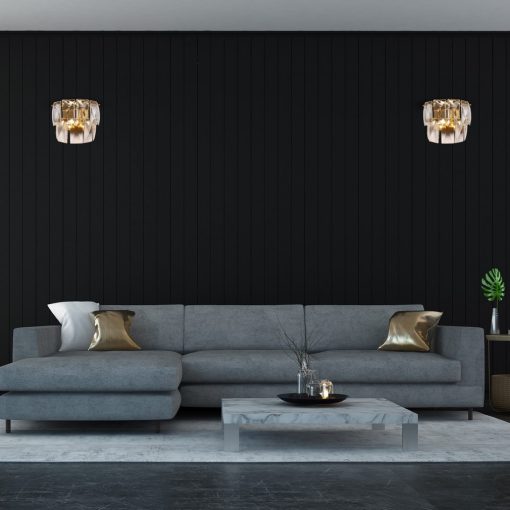 Wall lamp CHELSEA GOLD 2xE14
