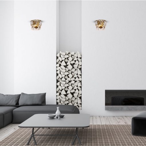 Wall lamp CHELSEA GOLD 2xE14