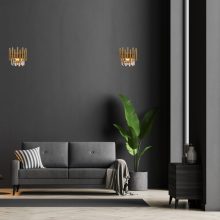 Wall lamp MADISON GOLD 2xE14