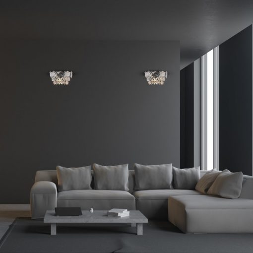 Wall lamp SELENA CHROME 2xE14