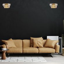Wall lamp SELENA GOLD 2xE14