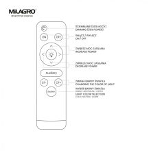 Ceiling  OPTIMA BLACK 52W LED Ø480 mm