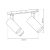 MAGNETIC TRACK 2x10W LED 4000K