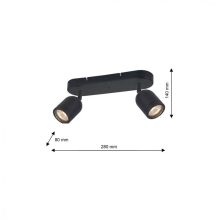 Ceiling  lamp PORTER 2XGU10 IP44