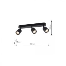 Ceiling  lamp PORTER 3XGU10 IP44