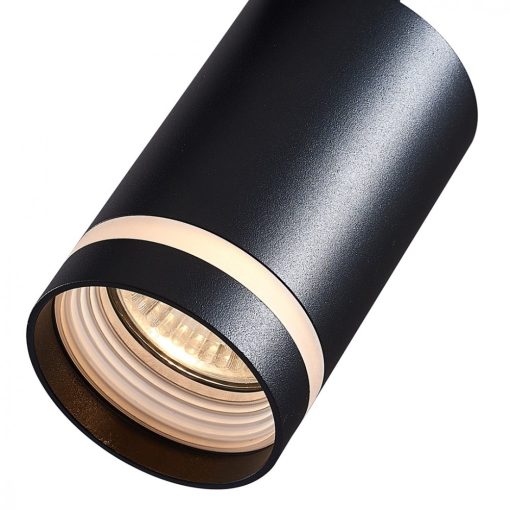 Pipe Ring Track Spot BLACK 1xGU10