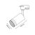 Pipe Ring Track Spot BLACK 1xGU10