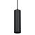 Pipe Track Pendant Light Black 1xGU10
