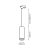 Pipe Track Pendant Light Black 1xGU10