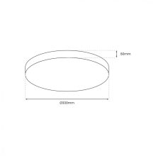 Ceiling  MAYA GOLD 15W LED IP44 Ø330 mm