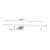 Wall lamp SHINE WHITE/CHROME 60cm 13,8W LED