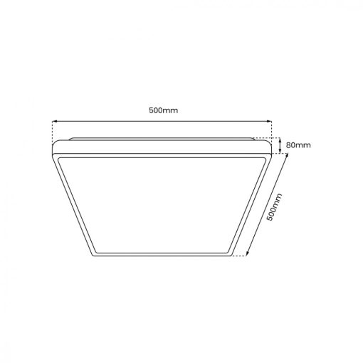 Ceiling  QUADRO WHITE 66W