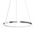 Pendant lamp ROTONDA CHROME 27W LED