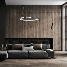 Pendant lamp ROTONDA CHROME 27W LED
