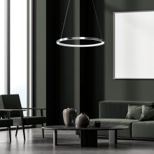 Pendant lamp ROTONDA CHROME 27W LED