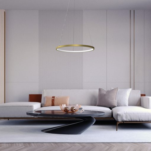 Pendant lamp ROTONDA GOLD 27W LED