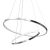 Pendant lamp ROTONDA CHROME 51W LED