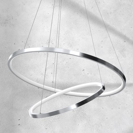 Pendant lamp ROTONDA CHROME 51W LED