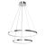 Pendant lamp ROTONDA CHROME 51W LED